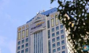 ilustrasi gedung bank mandiri